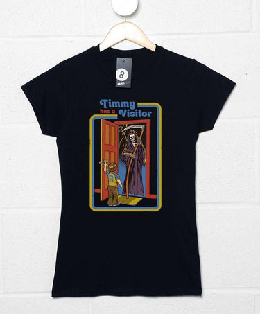 Steven Rhodes Timmy Has A Visitor Fitted Womens T-Shirt 8Ball